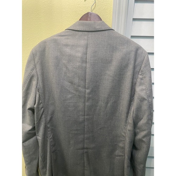 Gold Sel NWT Gutteridge Dal Italy Mens 3 Bttn 54 Cashmere Blend Gray Slacks 38 - Picture 8 of 16